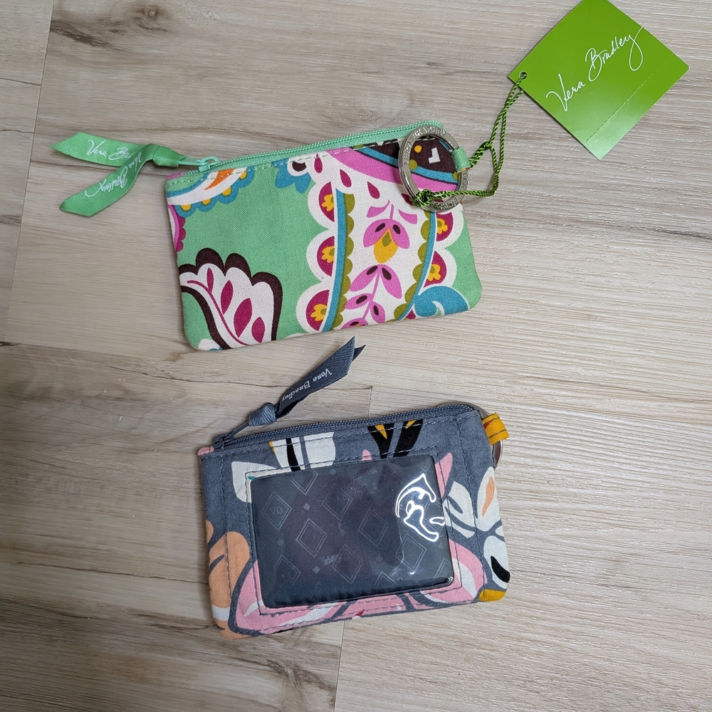 Vera Bradley Multicolor Floral ID Lanyard Lot Of 2